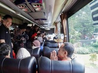 Gelar Mudik Hepi, Telkomsel Lepas 1.000 Orang ke Kampung Halaman
