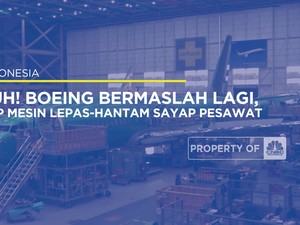 Video: Boeing Bermasalah Lagi, Tutup Mesin Lepas-Hantam Sayap Pesawat