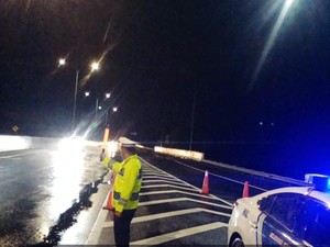Arus Mudik di Perbatasan Tol Jalinsum Sumsel-Lampung Aman dan Lancar