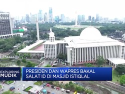 Video: Presiden & Wapres Bakal Salat Id di Masjid Istiqlal