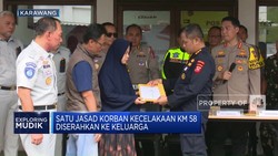 Satu Jenazah Korban Kecelakaan KM 58 Diserahkan ke Keluarga