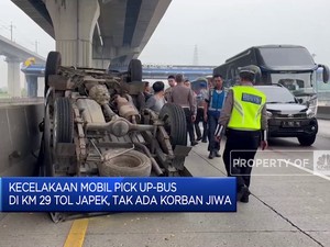 Contraflow Ditiadakan, Arus Mudik Tol Japek Ramai Lancar