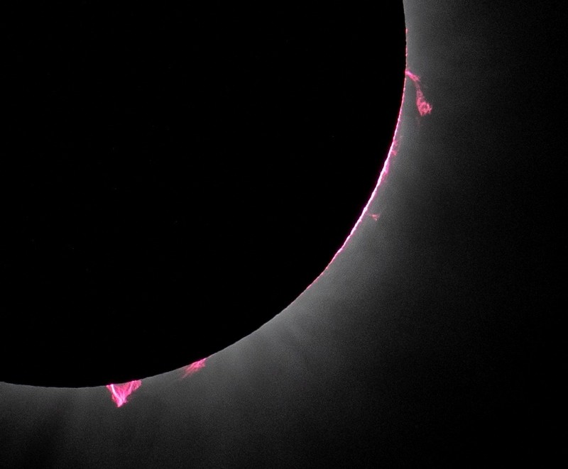 Gerhana matahari total di Dallas, Texas, AS, 8 April 2024. (via REUTERS/NASA/Keegan Barber) Gerhana matahari total di Dallas, Texas, AS, 8 April 2024. (via REUTERS/NASA/Keegan Barber)