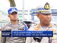 Kecelakaan Mobil Pick Up-Bus di KM 29 Tol Japek, Tak Ada Korban Jiwa