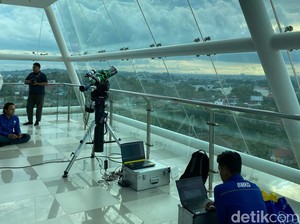 Hasil Pengamatan Hilal 1 Syawal di Balikpapan Tidak Terlihat, Tertutup Awan