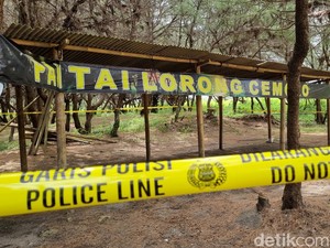Melihat Lokasi Pembuangan Mayat Wanita Korban Pembunuhan di Pantai Lorong