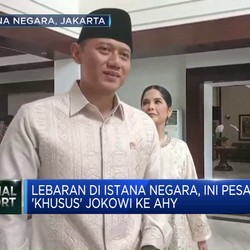 Saling Bersalaman Lebaran, AHY Kirim Doa Khusus untuk Jokowi