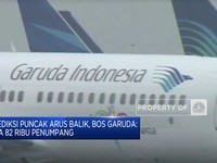 Prediksi Puncak Arus Balik, Bos Garuda: Ada 82 Ribu Penumpang