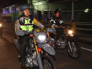 Polres Kediri Kota Gencar Patroli Antisipasi Kejahatan Selama Lebaran