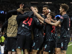 Man City Bikin Rekor Usai Tiga Kali Jebol Gawang Madrid