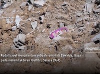 Video: 5 Orang Tewas Usai Serangan Israel di Gaza Saat Malam Takbiran