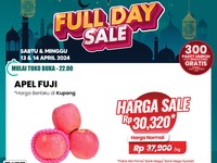 Murah Meriah! Beli Apel Fuji di Transmart Cuma Rp 50 Ribuan Aja per Kg