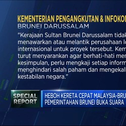 Video: Pemerintah Brunei Bicara Soal Rencana Kereta Cepat Trans Borneo