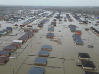 Salju Mencair, Penampakan Rusia Terendam Banjir Parah