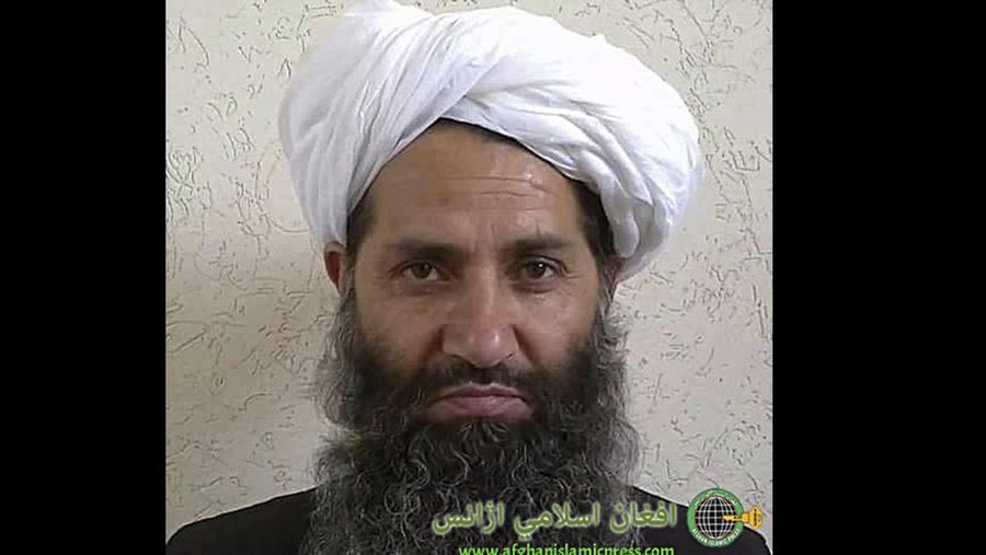 Hibatullah Akhundzada. (Afghan Islamic Press via AP, File)