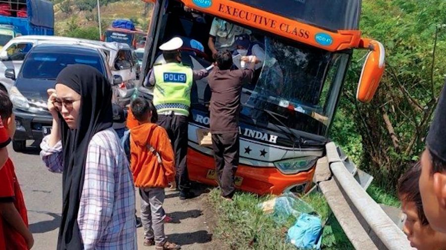 Kecelakaan bus Rosilia Indah. (Dok. Istimewa)