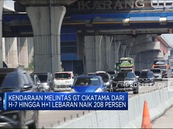 Video: Mudik Lebaran, Kendaraan Melintas GT Cikatama Naik Hingga 208%
