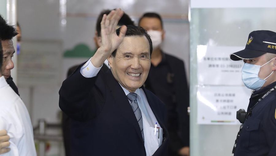 Presiden Taiwan, Ma Ying Jeou. (AP Photo/Chiang Ying-ying)