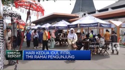 Video: TMII Ramai Pengunjung di Hari Kedua Lebaran