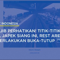 Video: Wajib Perhatikan! Titik-titik Macet Tol Japek Siang Ini