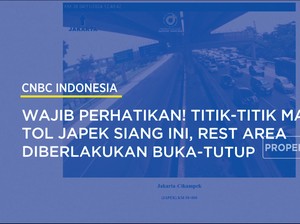 Video: Wajib Perhatikan! Titik-titik Macet Tol Japek Siang Ini