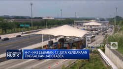 Video: 1,7 Juta Kendaraan Tinggalkan Jabotabek Hingga H+2 Lebaran,