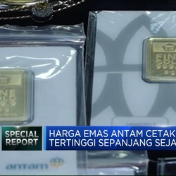 Video: Harga Emas Antam Cetak Rekor Tertinggi Sepanjang Sejarah