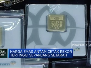  Harga Emas Antam Cetak Rekor Tertinggi Sepanjang Sejarah