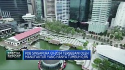 PDB Singapura Q1-2024 Tumbuh 2,7%, Efek Taylor Swift & Coldplay?