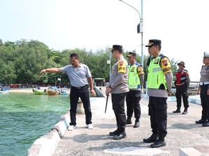 Polisi Pantau Lokasi Wisata di Jepara, Pastikan Keamanan Libur Lebaran