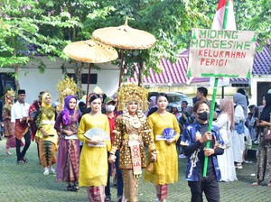 Tradisi Midang Bebuke Masyarakat OKI di Lebaran Ketiga Libatkan Gen Z