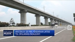Arus Balik, 520 Ribu Kendaraan Lintasi Tol Cipularang-Padaleunyi