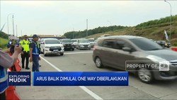 Arus Balik Dimulai, One Way Diberlakukan