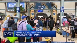 Arus Balik Mulai Datang, Arus Mudik Masih Ramai