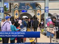Arus Balik Mulai Datang, Arus Mudik Masih Ramai