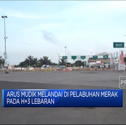 Arus Mudik Melandai Di Pelabuhan Merak Pada H+3 Lebaran
