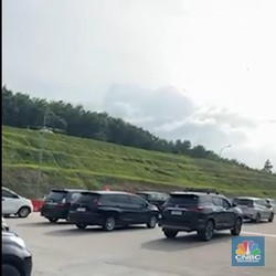 One Way Arus Balik Tol Kalikangkung ke Cipali Dimulai
