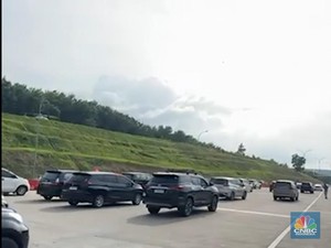 One Way Arus Balik Tol Kalikangkung ke Cipali Dimulai
