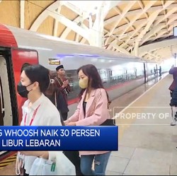 Penumpang Whoosh Naik 30% Sepanjang Libur Lebaran