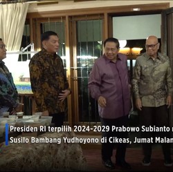 Prabowo Sowan ke Kediaman SBY