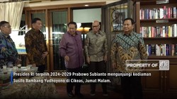 Prabowo Sowan ke Kediaman SBY