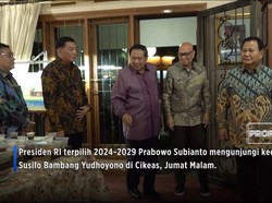 Prabowo Sowan ke Kediaman SBY