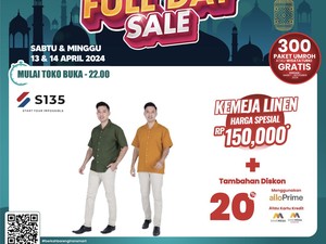 Kemeja Pria Obral Gede-gedean, Cuma di Transmart Full Day Sale Hari Ini!