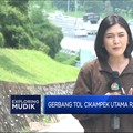 Gerbang Tol Cikampek Utama Ramai Lancar