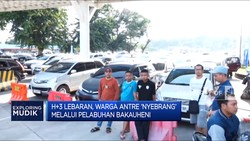 Video: H+3 Lebaran, Warga Antre 'Nyebrang' Melalui Pelabuhan Bakauheni