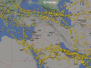 Aktivitas Penerbangan di Timur Tengah Terdampak Seusai Iran Serang Israel