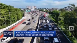 Kondisi Normal, Rekayasa Lalu Lintas One Way KM 459-KM 414 Dihentikan