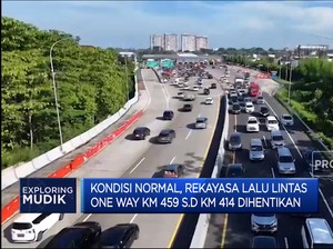 Kondisi Normal, Rekayasa Lalu Lintas One Way KM 459-KM 414 Dihentikan