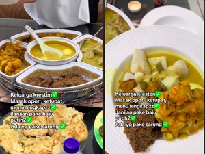 Toleransi, Umat Non Muslim Antusias Sajikan Ketupat hingga Opor Ayam Lebaran