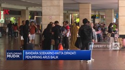 Video: Bandara Soekarno-Hatta Dipadati Penumpang Arus Balik